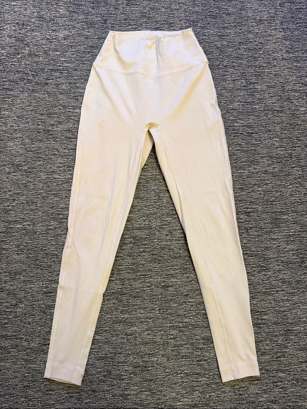 High-Rise Cream Performance Leggings